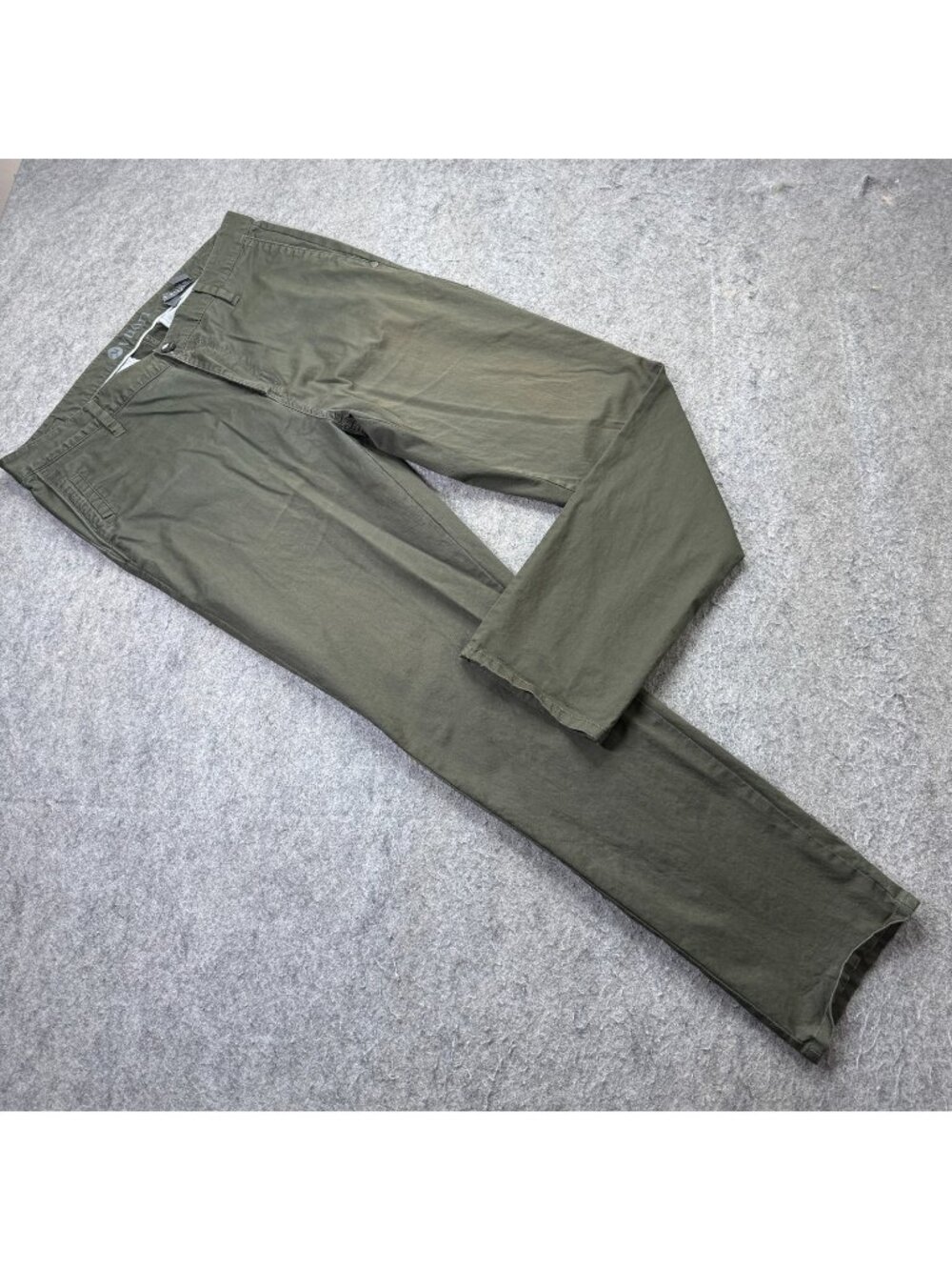 Vuori Collins Chino Pants Men 36 x 30 Green Stretch Twill Tapered